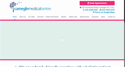Desktop Screenshot of carnegiemedicalcentre.com